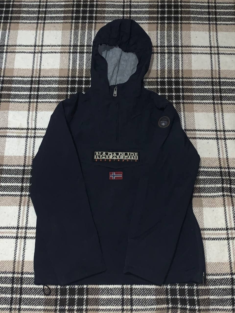 Napapijri Napapijri Skidoo Anorak Pullover Jacket Navy Fleece-Lined Size US XS / EU 42 / 0 - 1 Thumbnail