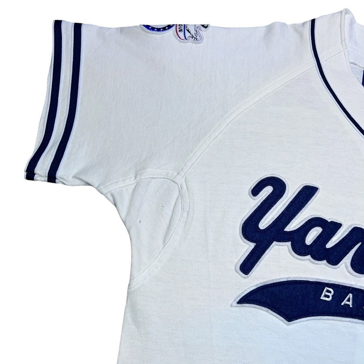 Starter 90s MLB New York Yankees Starter Script Sewn Baseball Jersey Size US XL / EU 56 / 4 - 11 Thumbnail