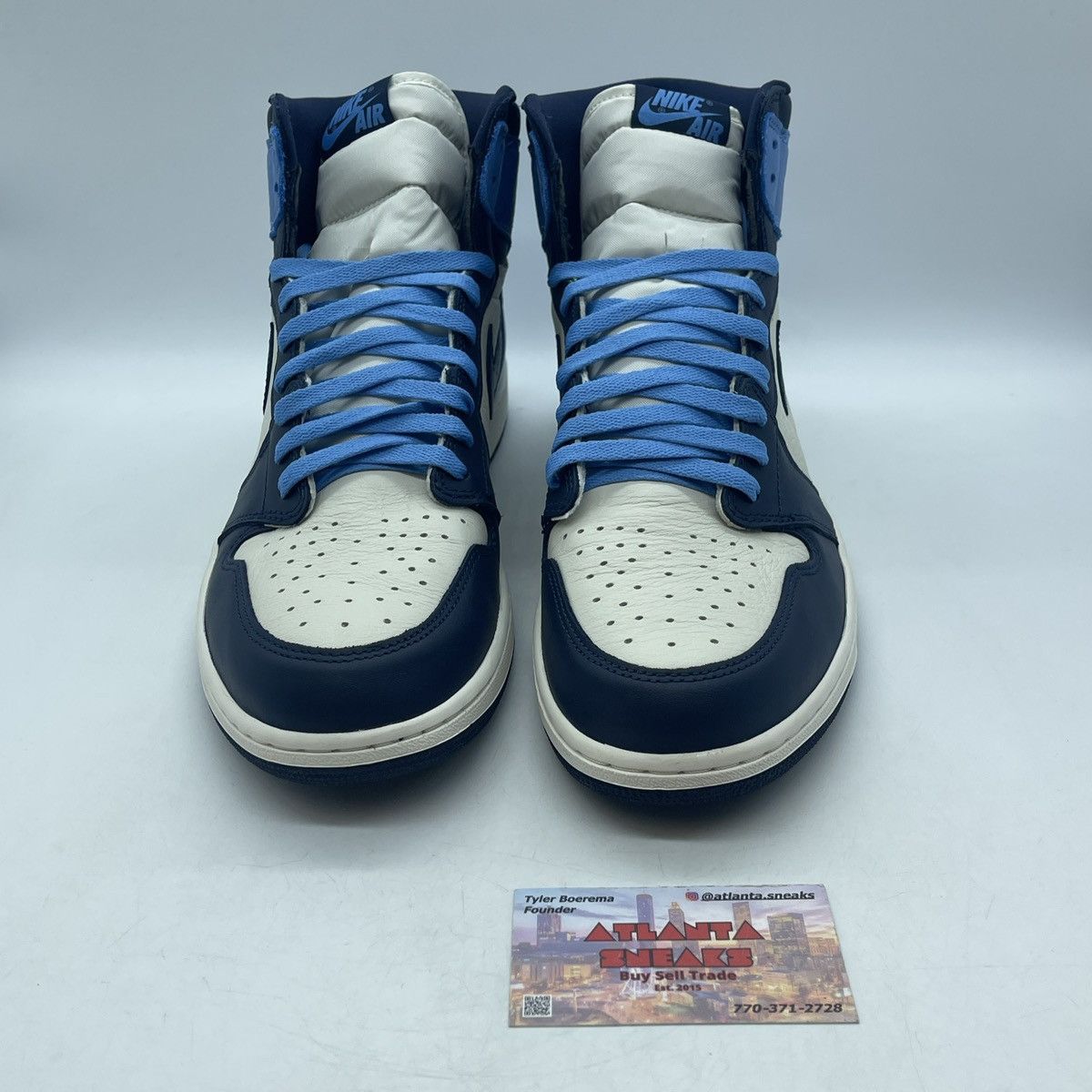 Jordan Brand Air Jordan 1 high obsidian Size US 13 / EU 46 - 2 Thumbnail