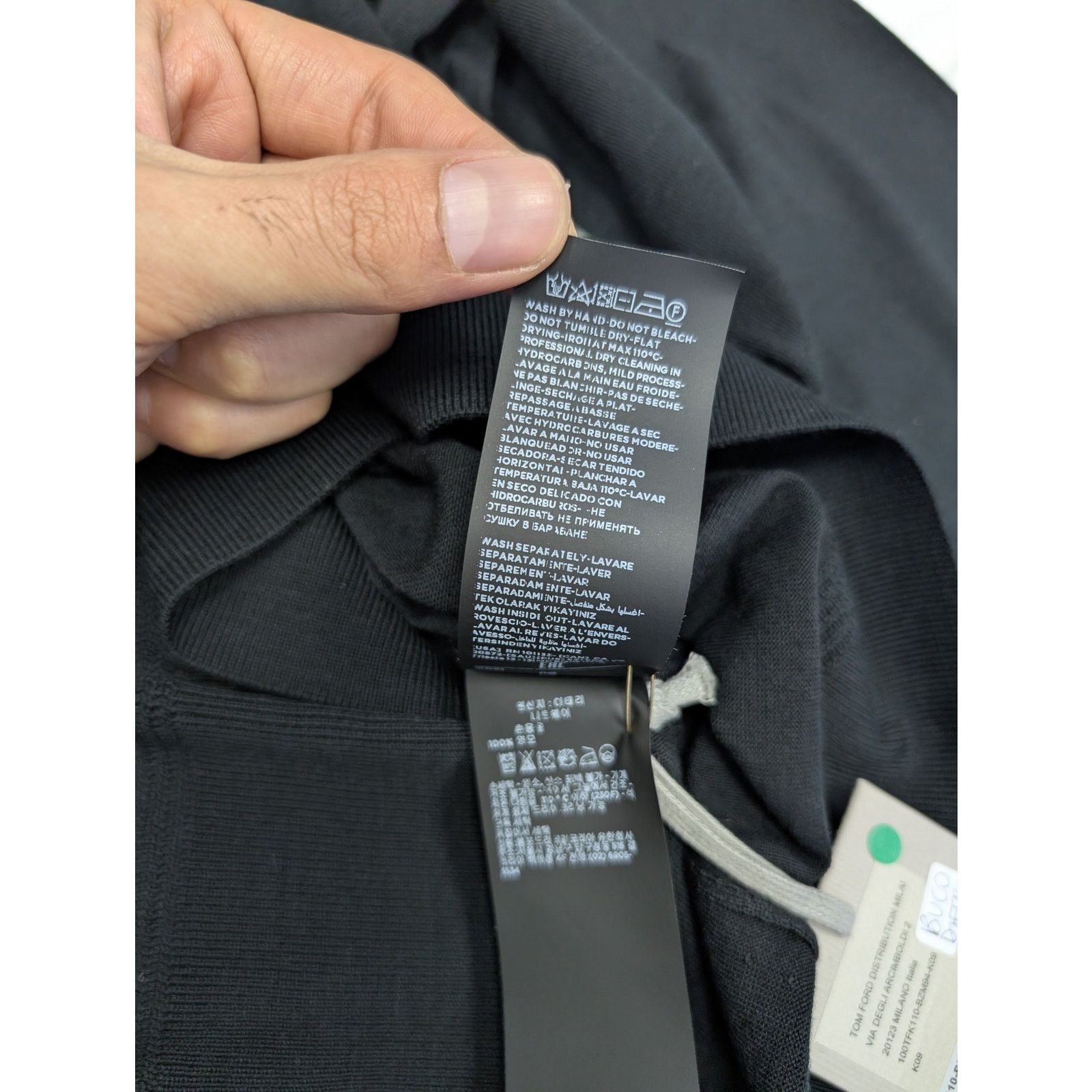 Tom Ford o1rshd1 Sweatshirt in Black Size US L / EU 52-54 / 3 - 19 Thumbnail