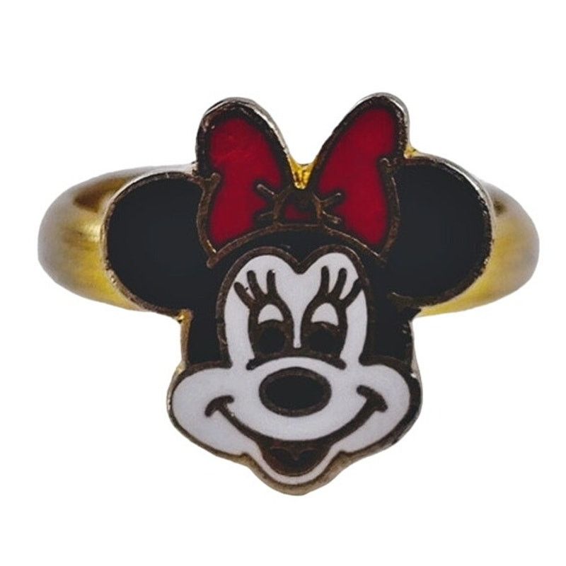 Disney Disney Minnie Mouse Vintage Gold Ring Classic Design RARE Size ONE SIZE - 1 Thumbnail