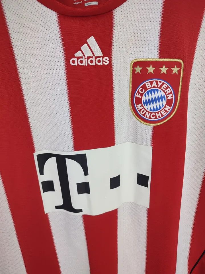 Adidas FC Bayern Munich 2010-11 home FOOTBALL Kit SHIRT SOCCER Size US XL / EU 56 / 4 - 12 Thumbnail