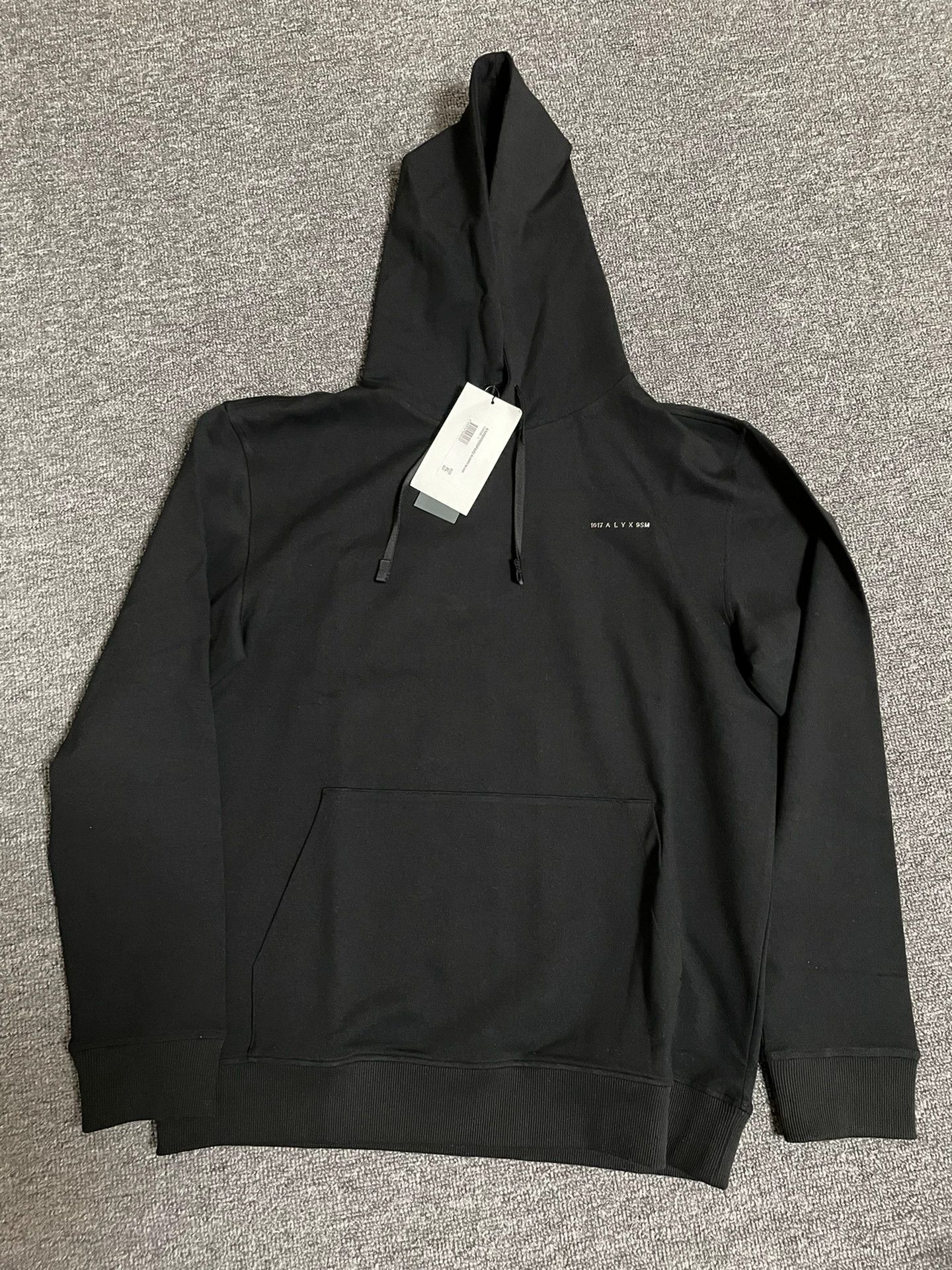 1017 ALYX 9SM alyx lightweight black hoodie for comfort Size US XL / EU 56 / 4 - 1 Thumbnail
