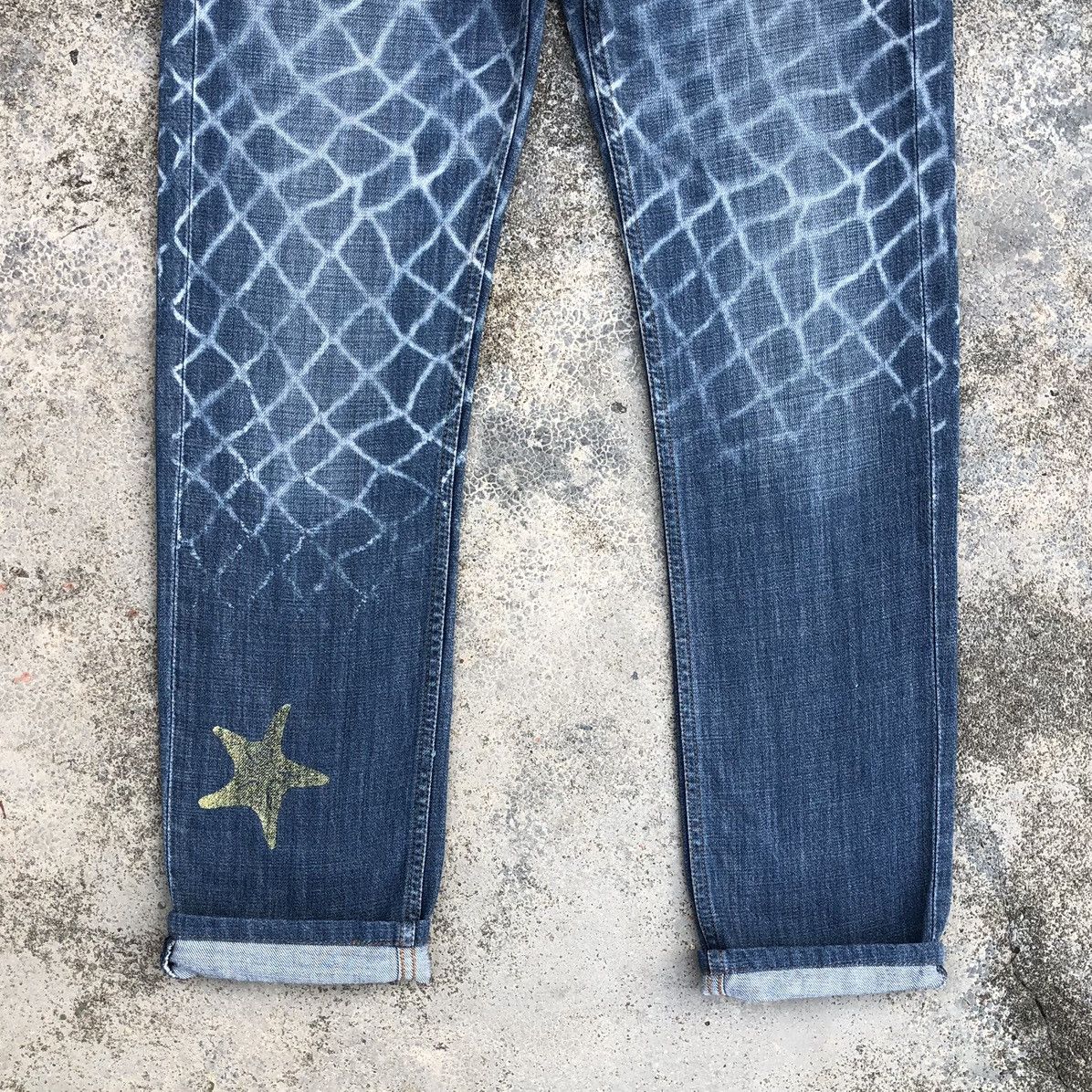 Issey Miyake × Japanese Brand × Tsumori Chisato ISSEY MIYAKE Tsumori Chisato Beautiful Art Slim Fit Denim Size US 29 - 4 Thumbnail
