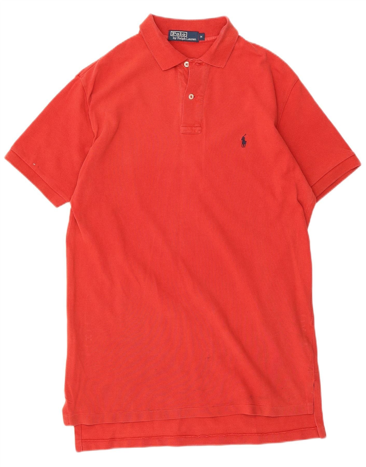 Polo Ralph Lauren Mens Polo Shirt Medium Red Cotton Size US M / EU 48-50 / 2 - 1 Thumbnail