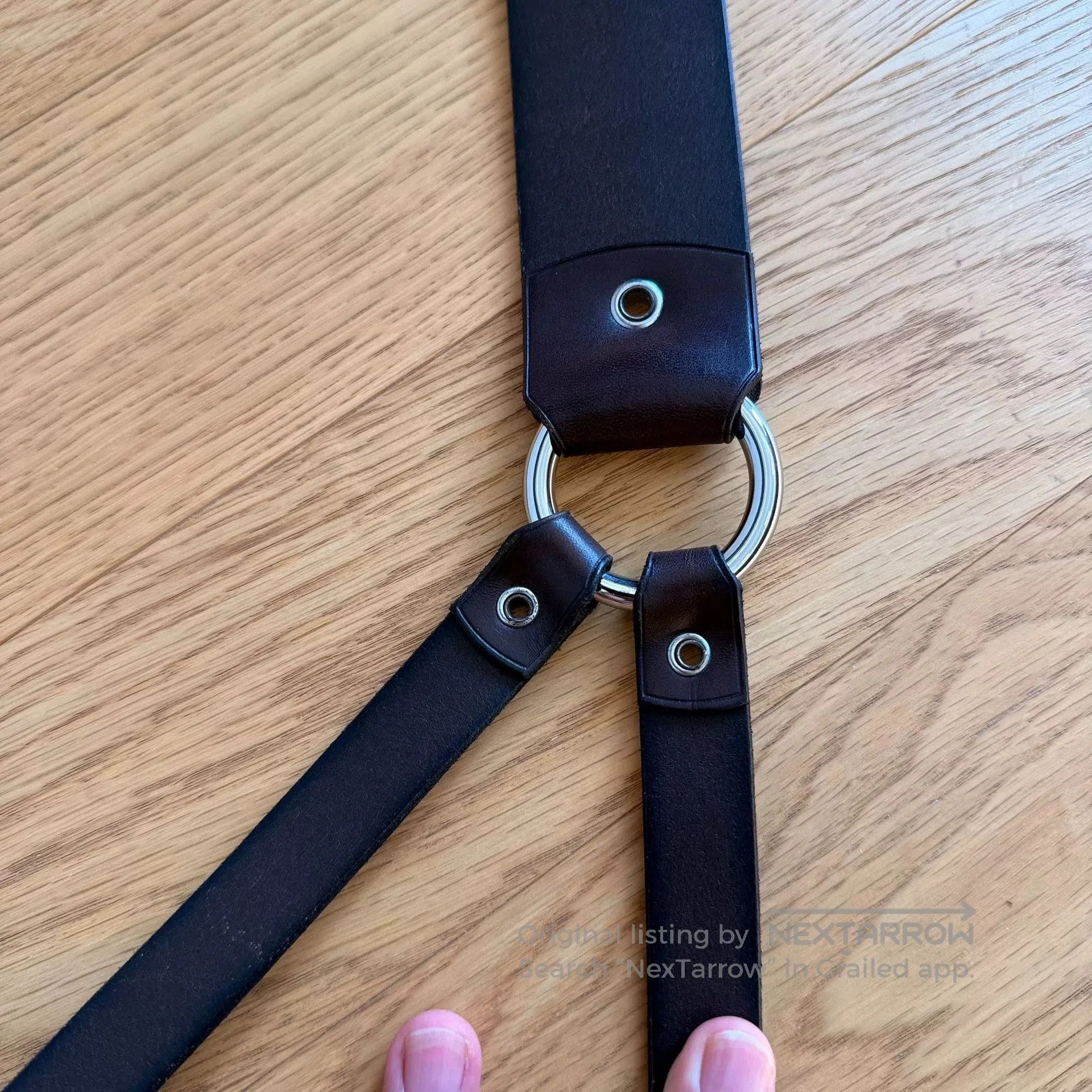 RLX Ralph Lauren Heavy Leather Women's Decorative Belt. Size ONE SIZE - 7 Thumbnail