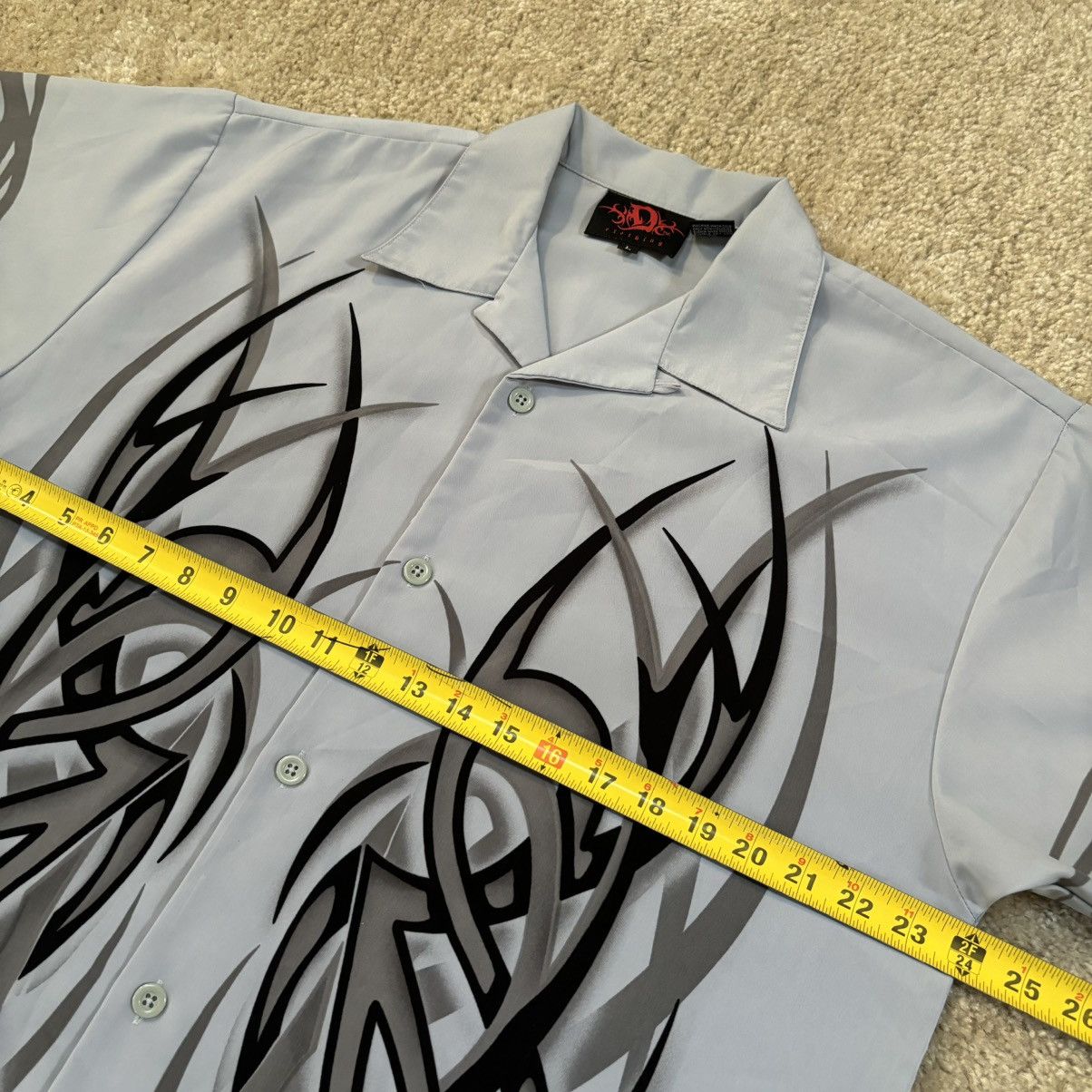 Vintage Y2K Tribal Print Short Sleeve Button Up Shirt Large Size US L / EU 52-54 / 3 - 9 Thumbnail