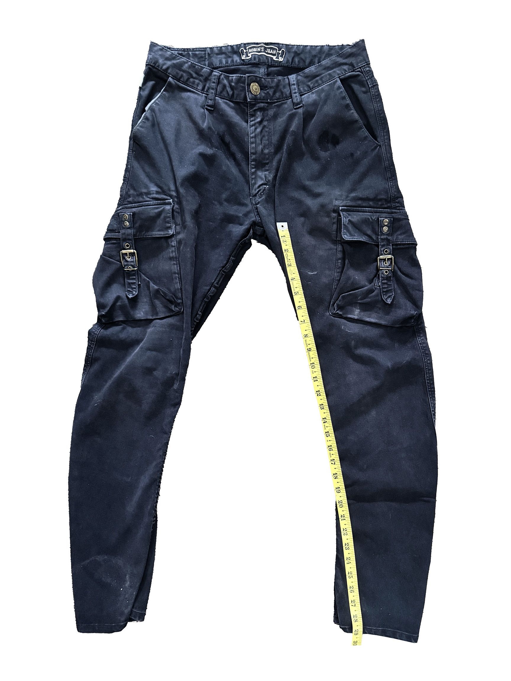 Robins Jeans Robin Jeans Black Cargo Predator Size US 29 - 6 Thumbnail