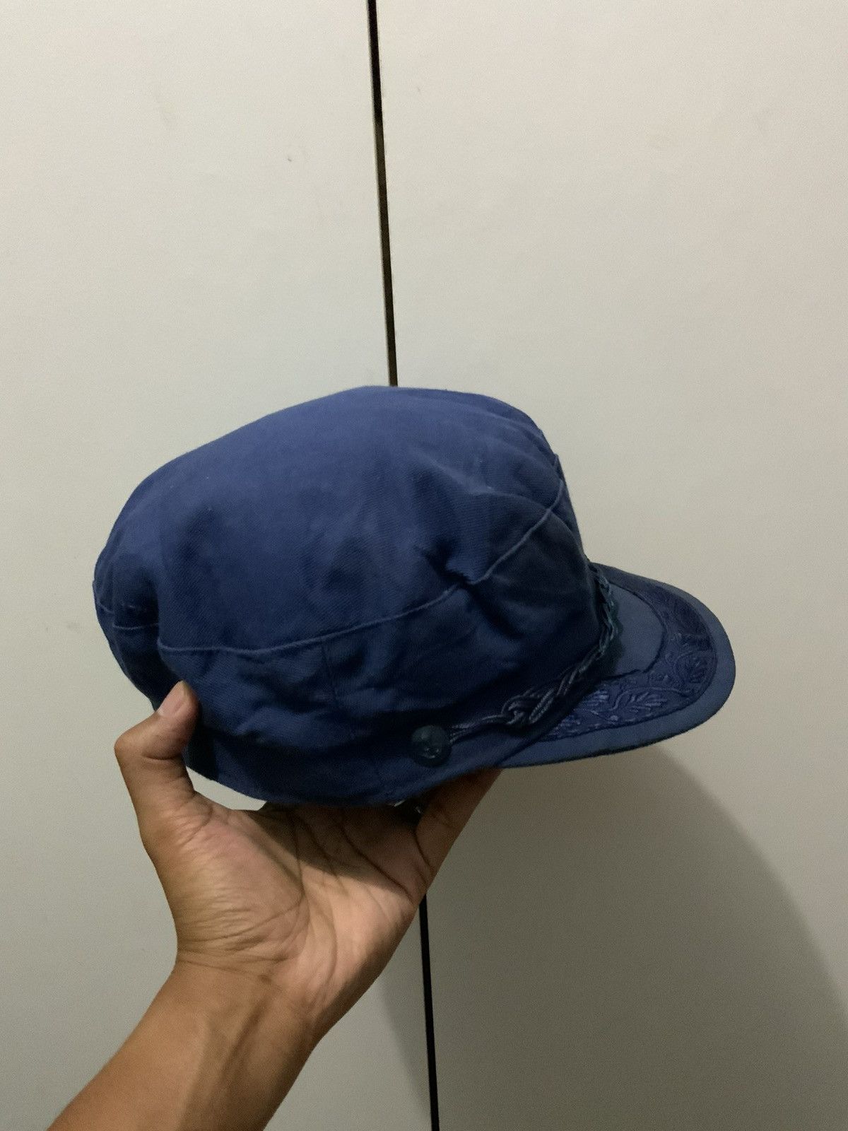 Indigo Vintage Greek Fisherman Indigo Cap Size ONE SIZE - 4 Thumbnail