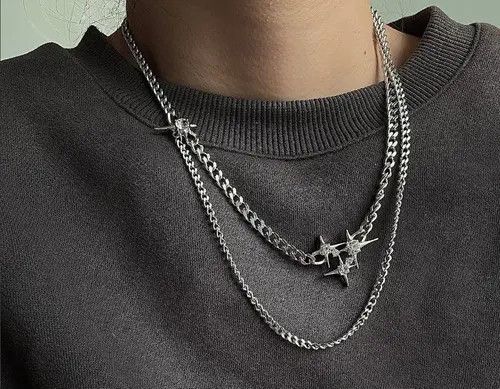 VIBE y2k Star Layered Necklace Size ONE SIZE - 2 Thumbnail