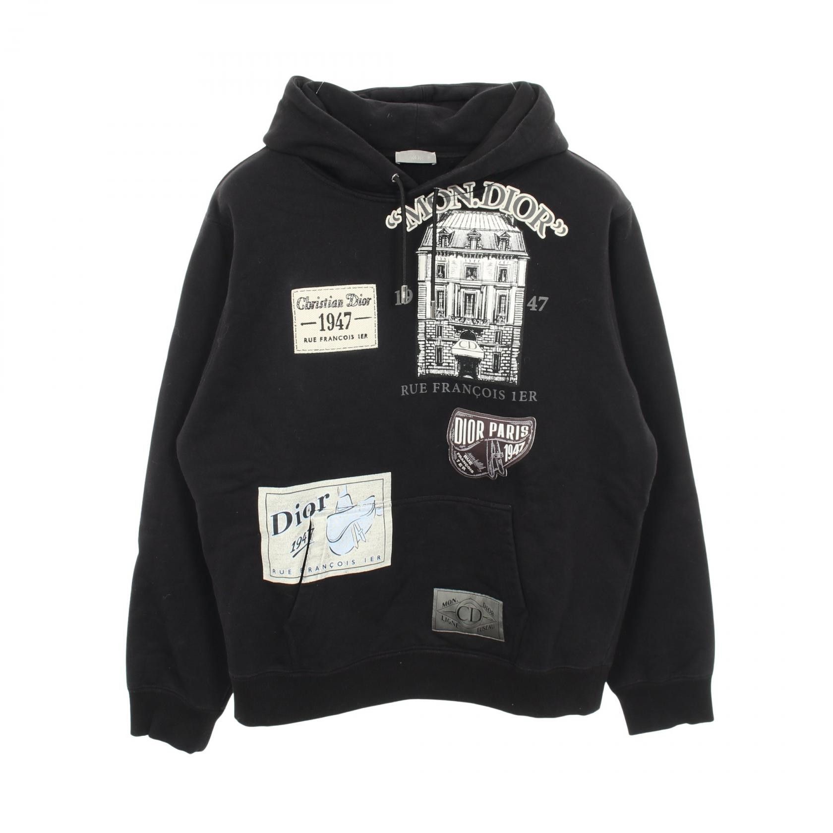 Dior Dior Dior Cotton Hoodie Textile Sweatshirts & Hoodies DUTY FREE for USA Size ONE SIZE - 1 Thumbnail