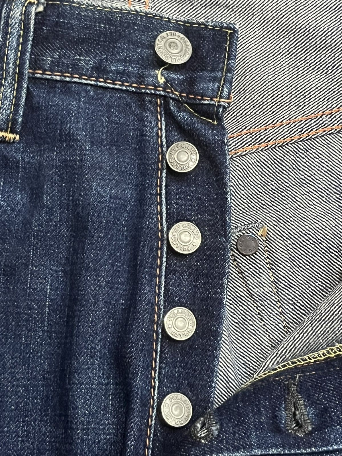 Full Count & Co. ⚡️Selvedge⚡️Vintage Japan Full Count & Co Blue Washed Jeans Size US 30 / EU 46 - 6 Thumbnail