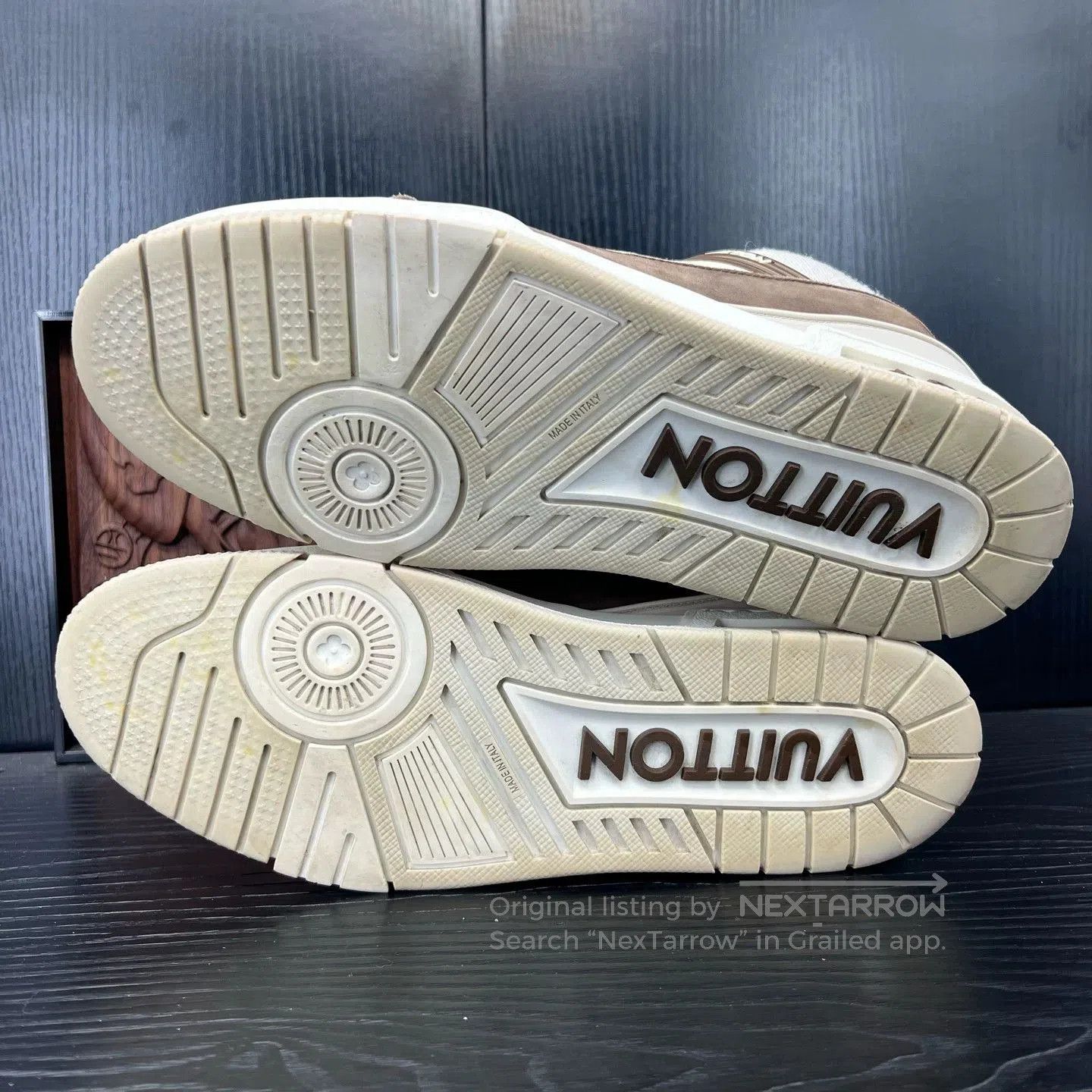 Louis Vuitton LV Trainer Mocha White Sneakers. Size US 10 / EU 43 - 4 Thumbnail