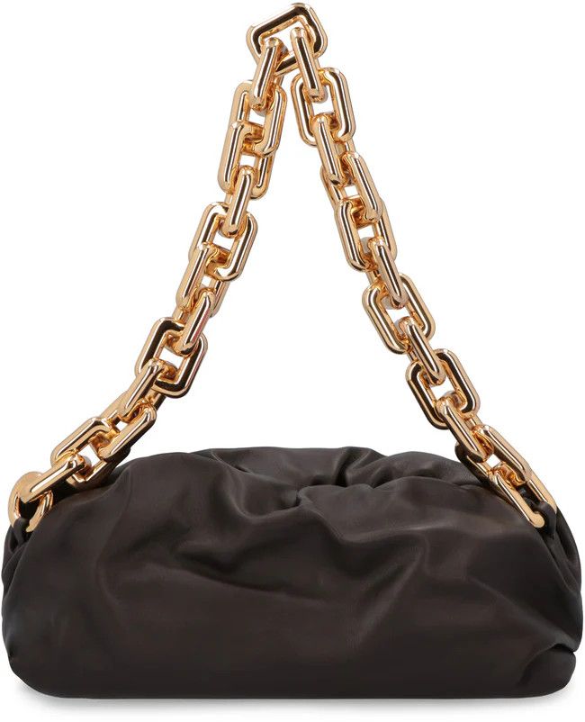 Bottega Veneta o1mle0325 Size: OS / Teen Chain Pouch in Fondente Size ONE SIZE - 3 Thumbnail
