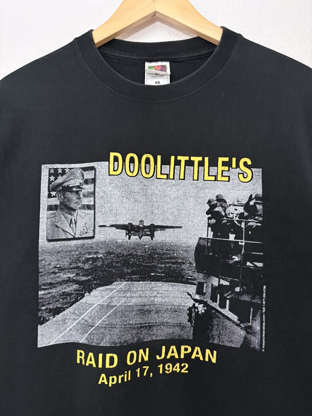 Vintage 90s Doolittles Raid on Japan Vintage World War II Tee Shirt Size US M / EU 48-50 / 2 - 2 Thumbnail