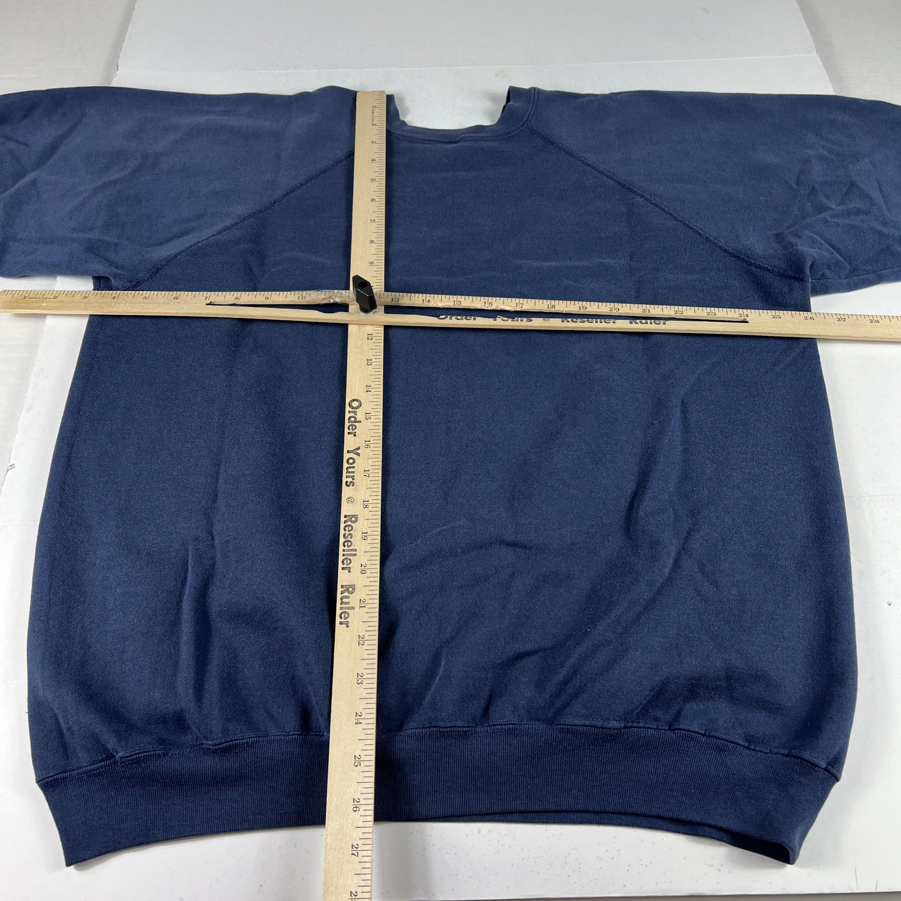 NFL × Vintage VTG 80s Trench Chicago Bears Sweatshirt Blue Faded Crewneck Size US L / EU 52-54 / 3 - 15 Thumbnail