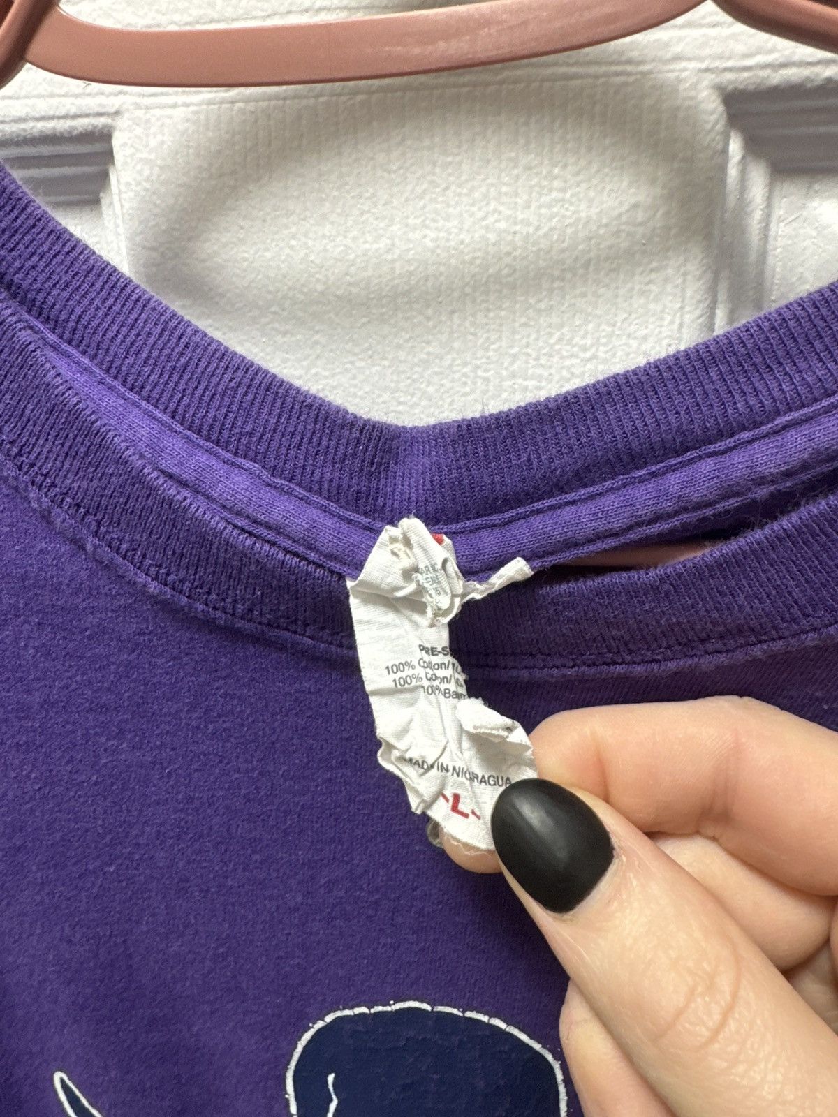 Anvil × Vintage Anvil Vintage 00s Orlando Florida Purple Pirate Skeleton Size US L / EU 52-54 / 3 - 3 Thumbnail