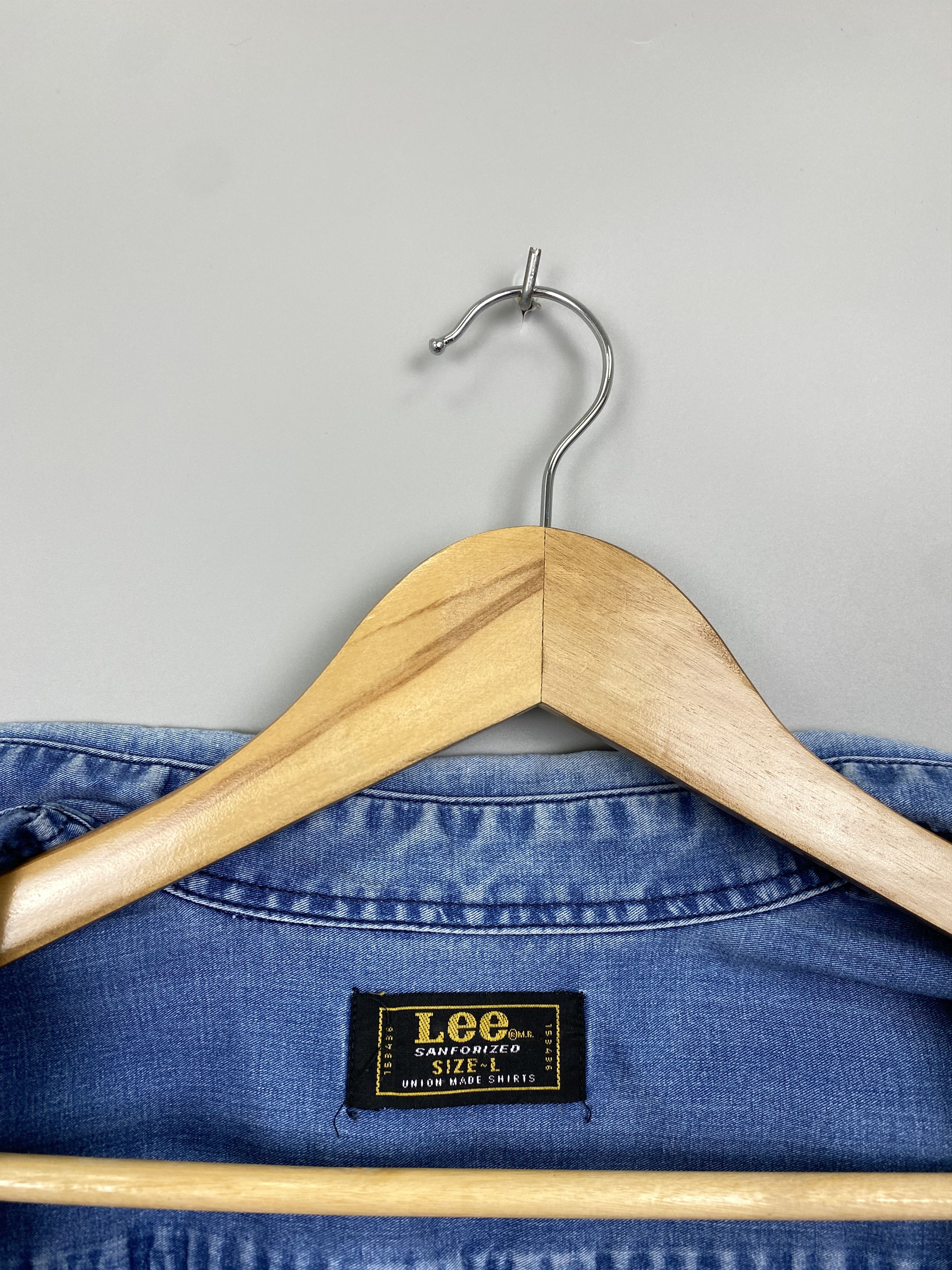 Lee Vintage LEE Union Made Denim Shirt Size US L / EU 52-54 / 3 - 6 Thumbnail