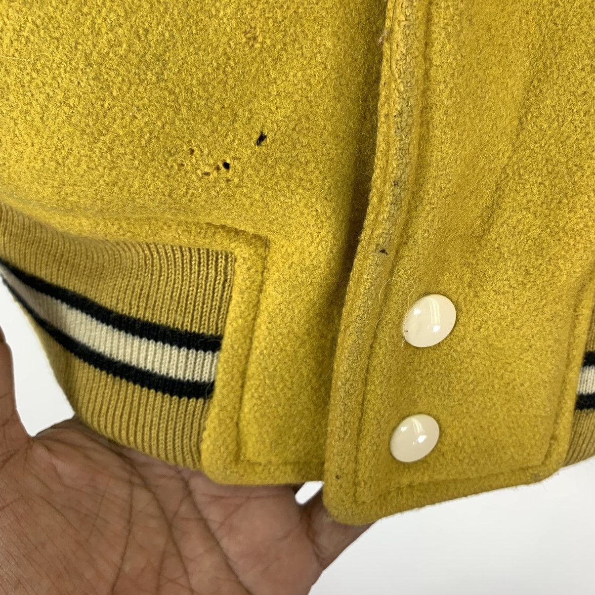 Other Vintage Person Sports Varsity Leather Wool Zipper Jacket Size US M / EU 48-50 / 2 - 8 Thumbnail