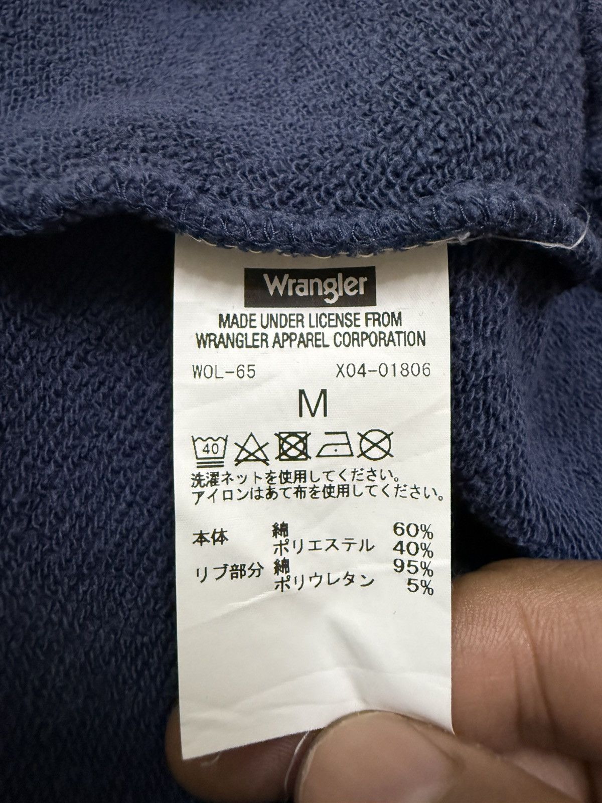 Wrangler Sun faded🔥Vintage Wrangler Biglogo Crewneck Sweatshirt Size US M / EU 48-50 / 2 - 9 Thumbnail