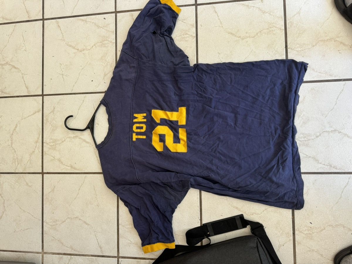 Vintage 70s Russel fraternity jersey Size US L / EU 52-54 / 3 - 3 Thumbnail