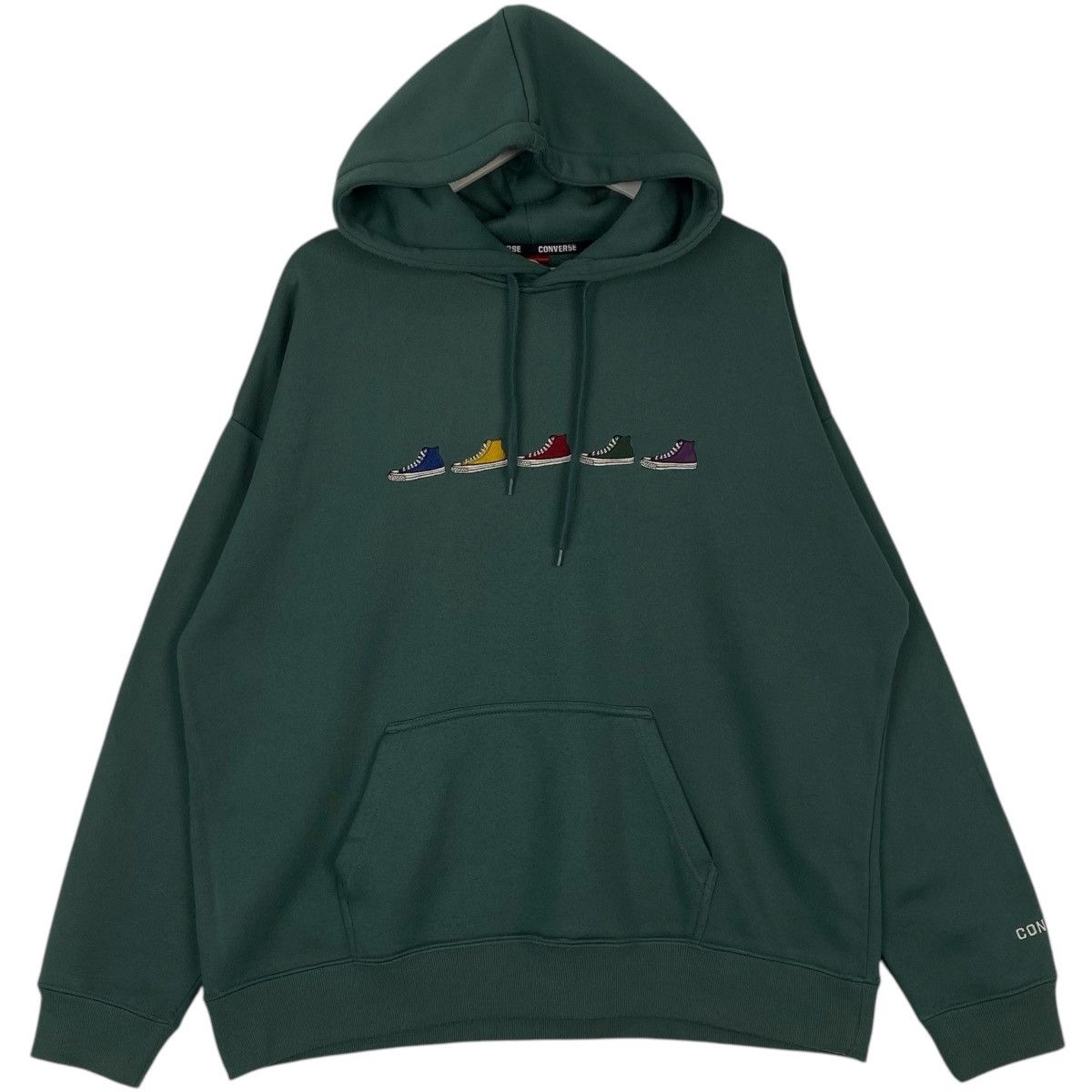 Converse Vintage Converse All Star Pullover Jumper Green Size L Size US L / EU 52-54 / 3 - 1 Thumbnail