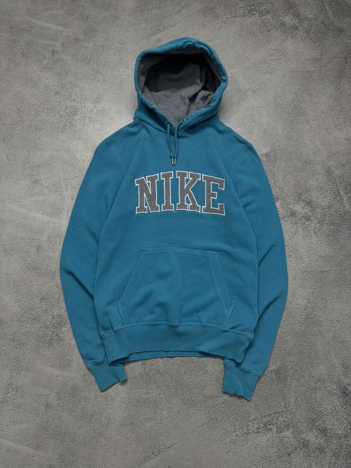 Nike Vintage Y2K Nike Big Swoosh Hoodie 00’s Size S / US 4 / IT 40 - 1 Thumbnail