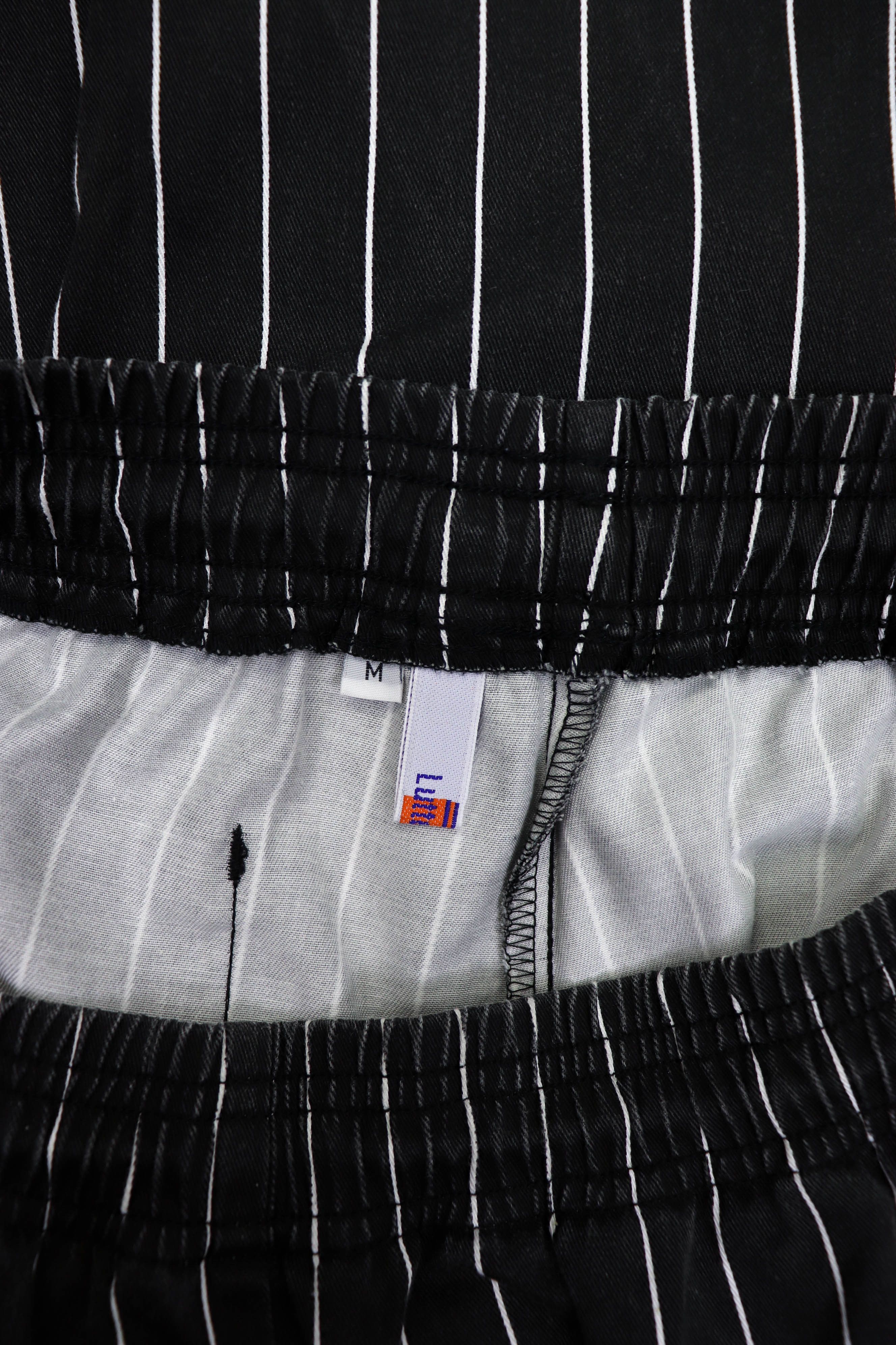 Other Vintage Lutteurs Striped Black Workers Chore Pants Size US 32 / EU 48 - 9 Thumbnail