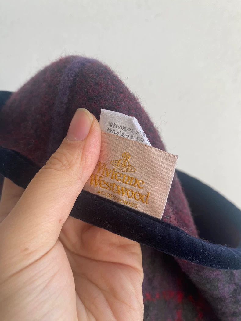 Vivienne Westwood Vivienne Westwood Medieval hour hand retro purple checkere Size ONE SIZE - 8 Thumbnail