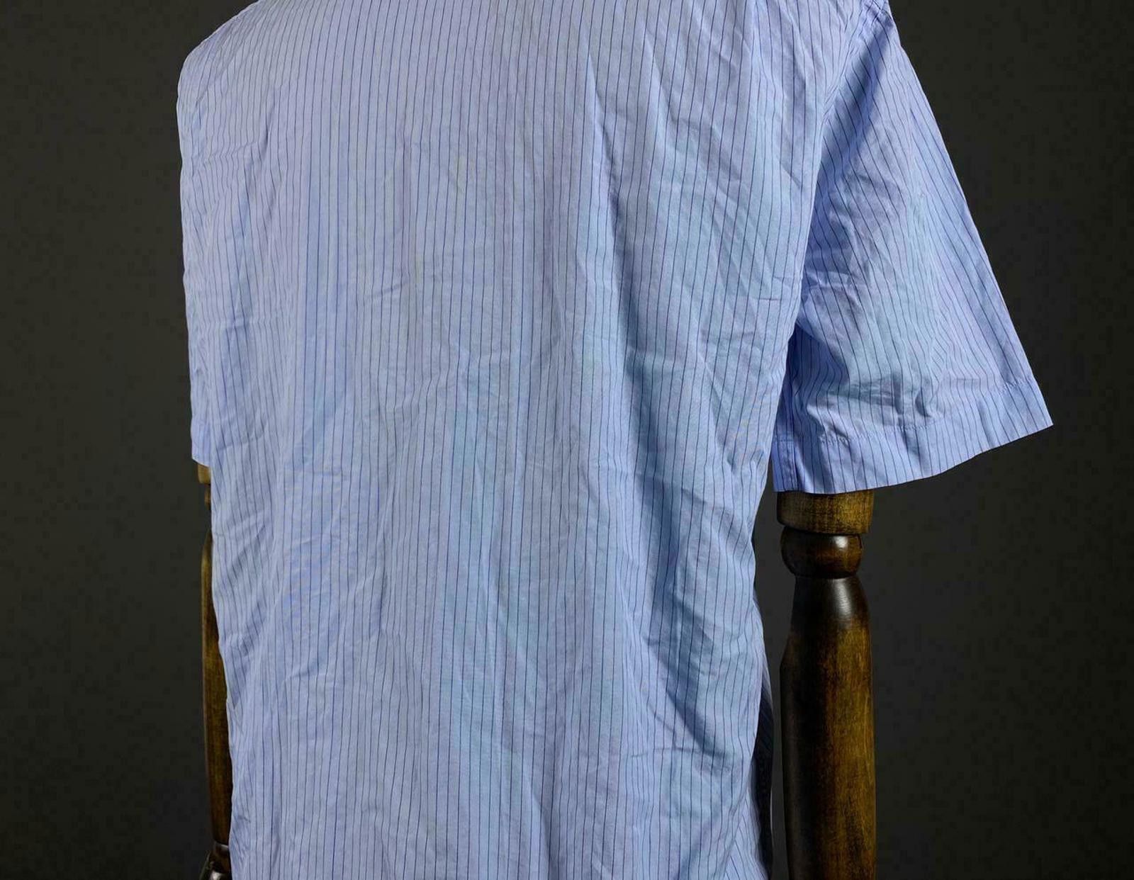 Lanvin Men Lanvin Paris Blue Striped Shirt Size 40 / 15.75 Size US M / EU 48-50 / 2 - 7 Thumbnail