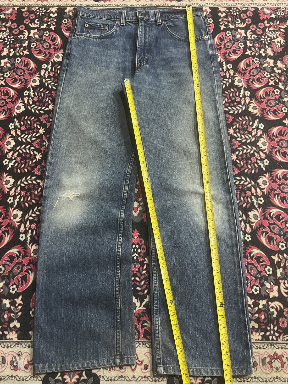 Levi's Vintage Y2K Levi’s 512 Blue Washed Straight Leg Jeans Size US 32 / EU 48 - 12 Thumbnail