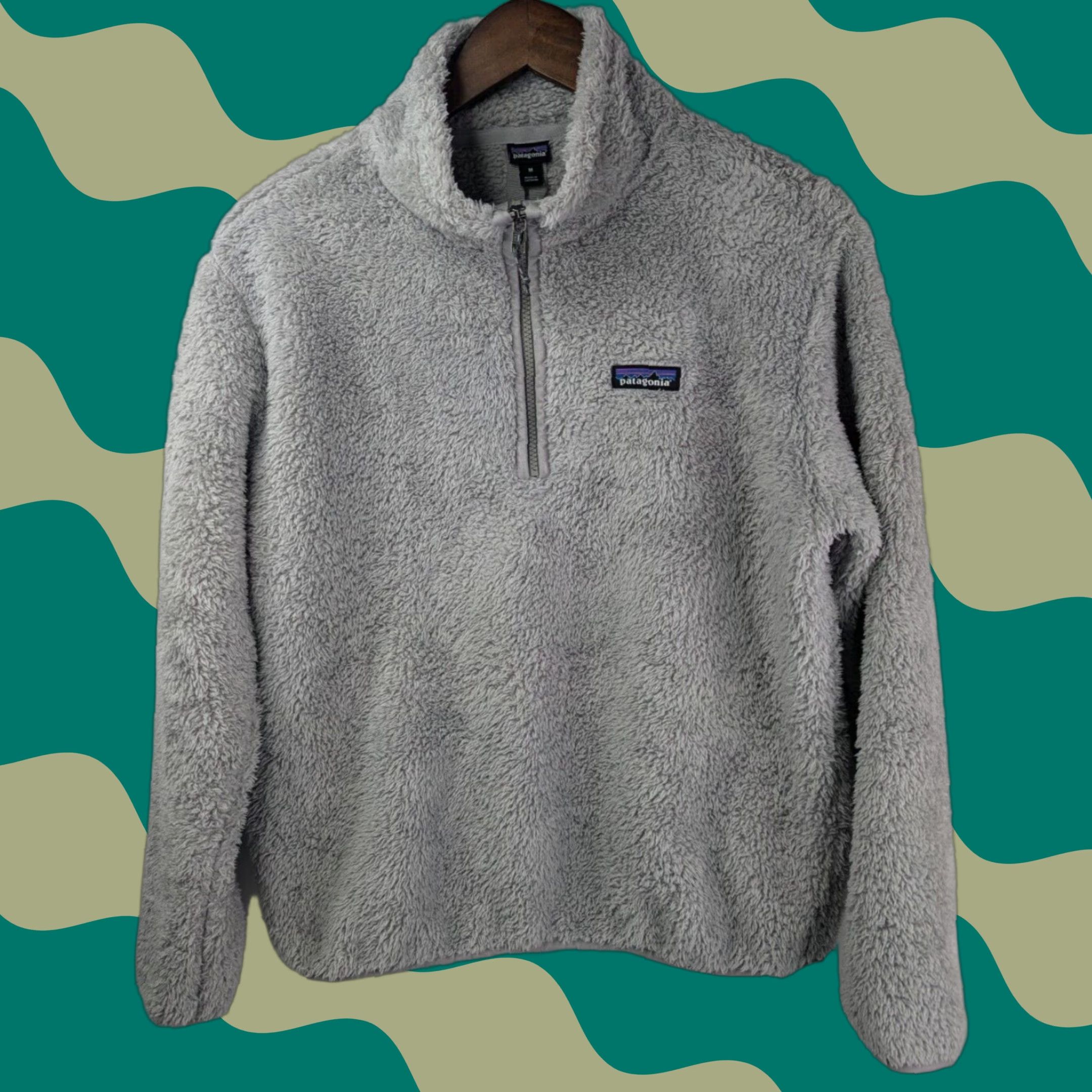 Patagonia Patagonia Pullover Sweater 1/4 Zip Fleece Jacket Women M Gray Size M / US 6-8 / IT 42-44 - 1 Thumbnail