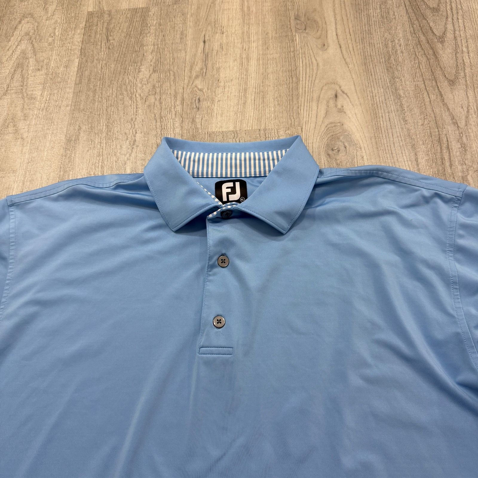 Footjoy Footjoy Polo Shirt Men's XL Blue Athletic Golf Collared Size US XL / EU 56 / 4 - 2 Thumbnail