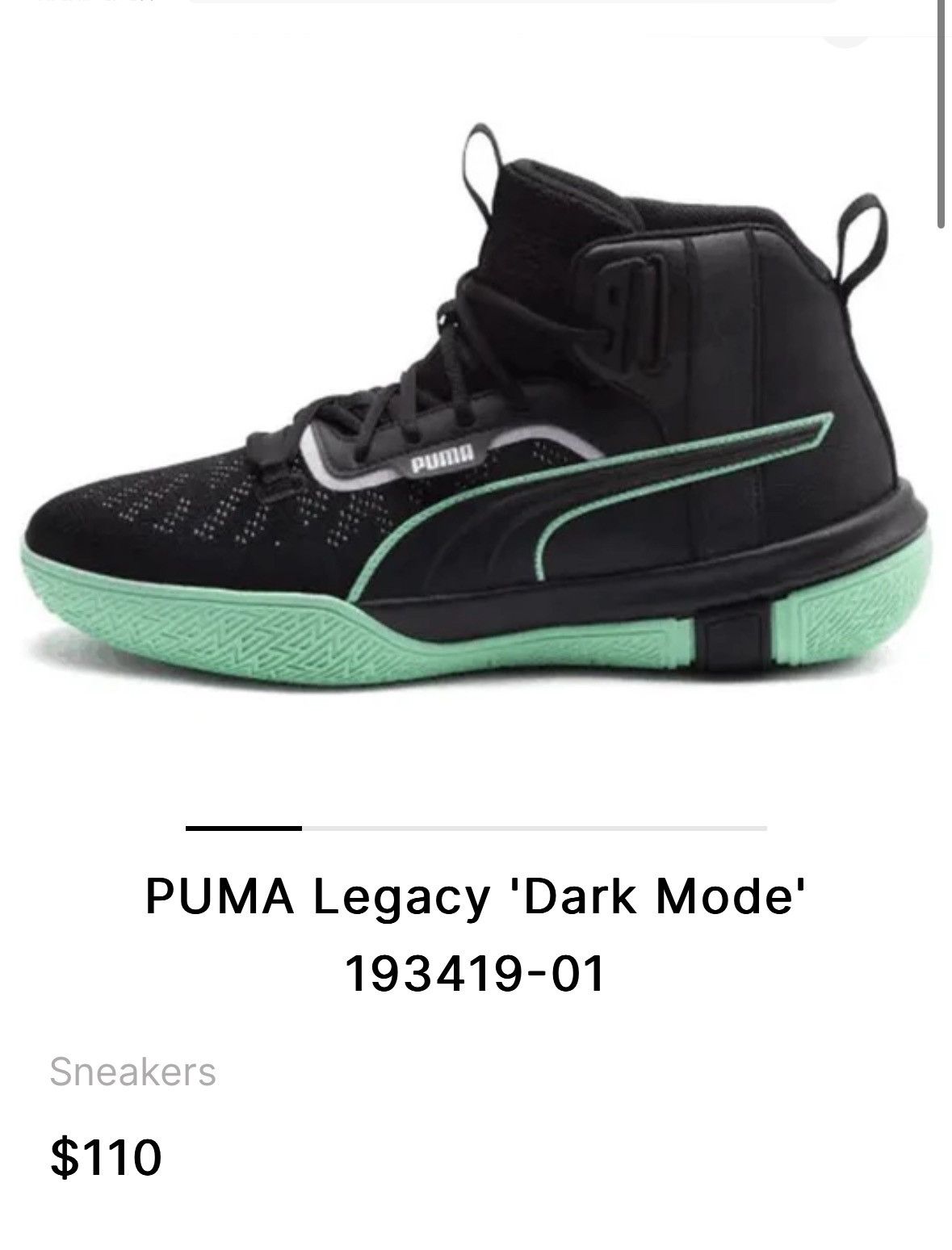 Puma puma legacy dark mode size 12 men new. Size US 12 / EU 45 - 17 Thumbnail