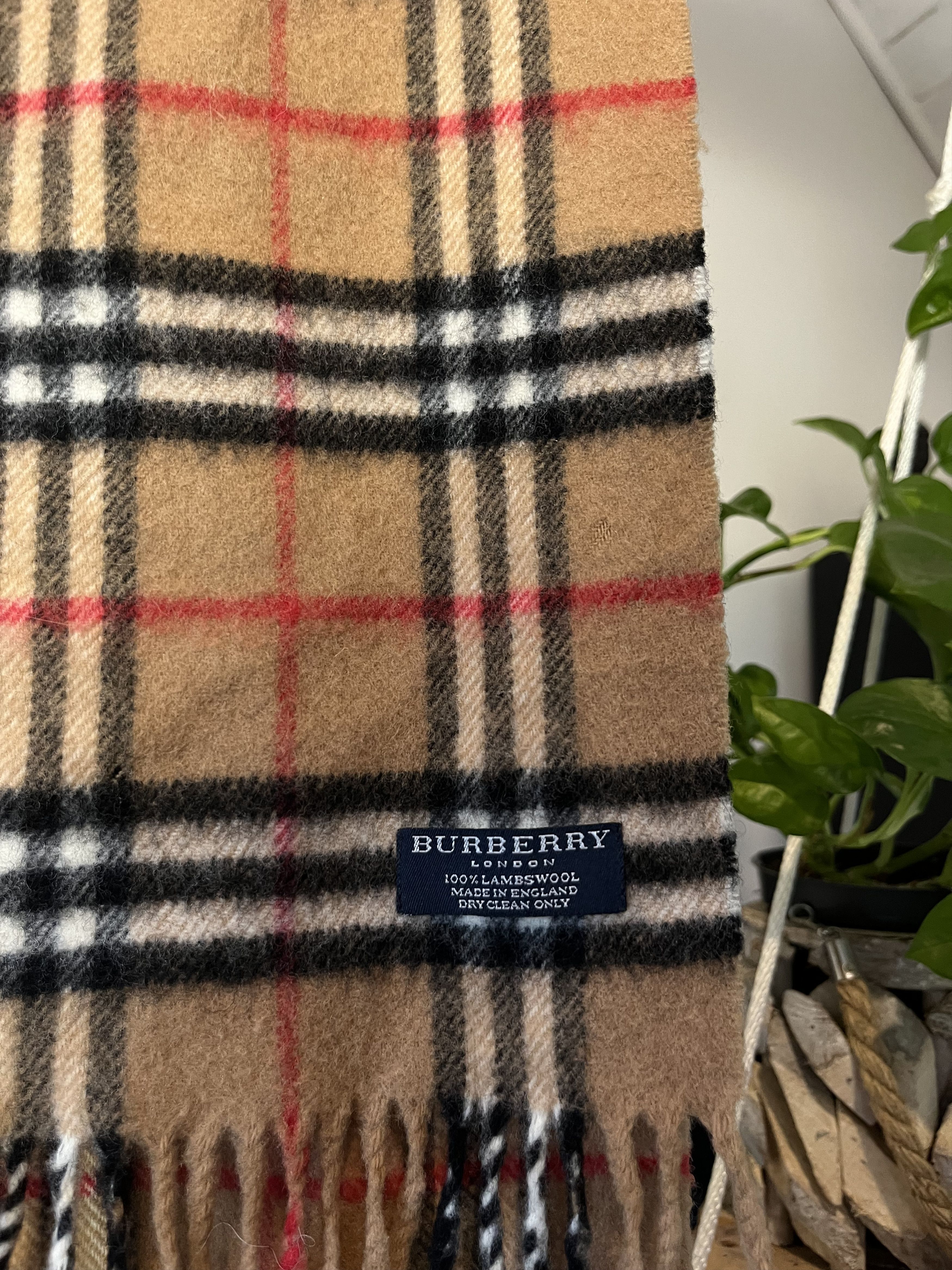 Burberry Burberry London Pure Lambswool Long Scarf Size ONE SIZE - 2 Thumbnail