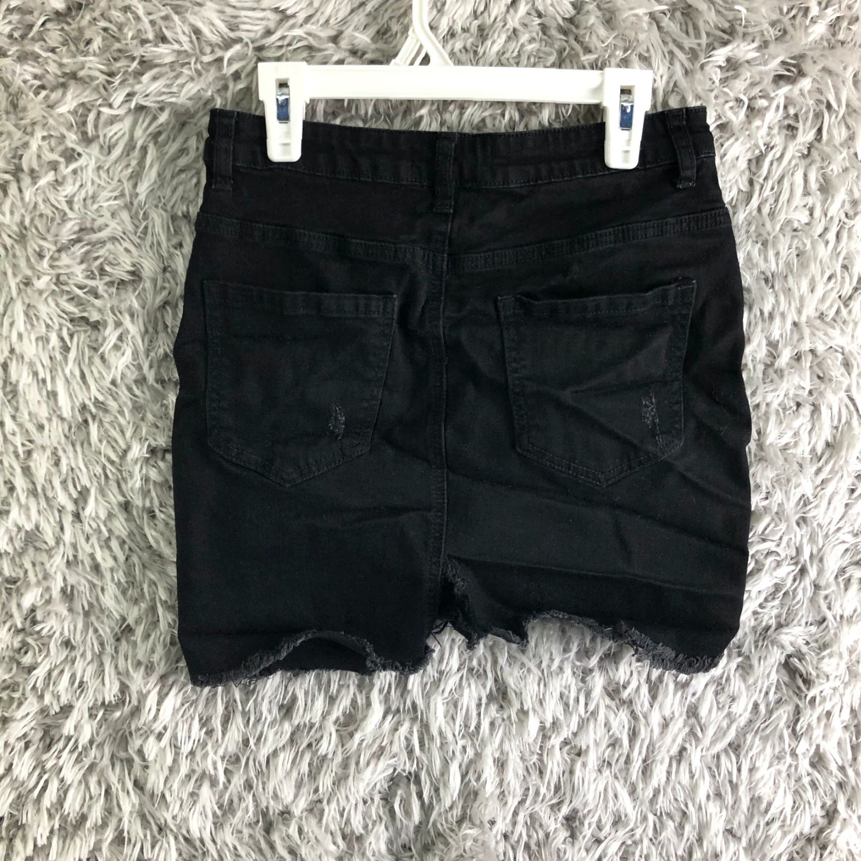 Denime Just Quella Black Jean Skirt Womens Size 4 Denim Button Midi Short Skirt Climate: Spring Summer Fall Vintage No Women Mens? Size 27" / US 4 / IT 40 - 4 Thumbnail