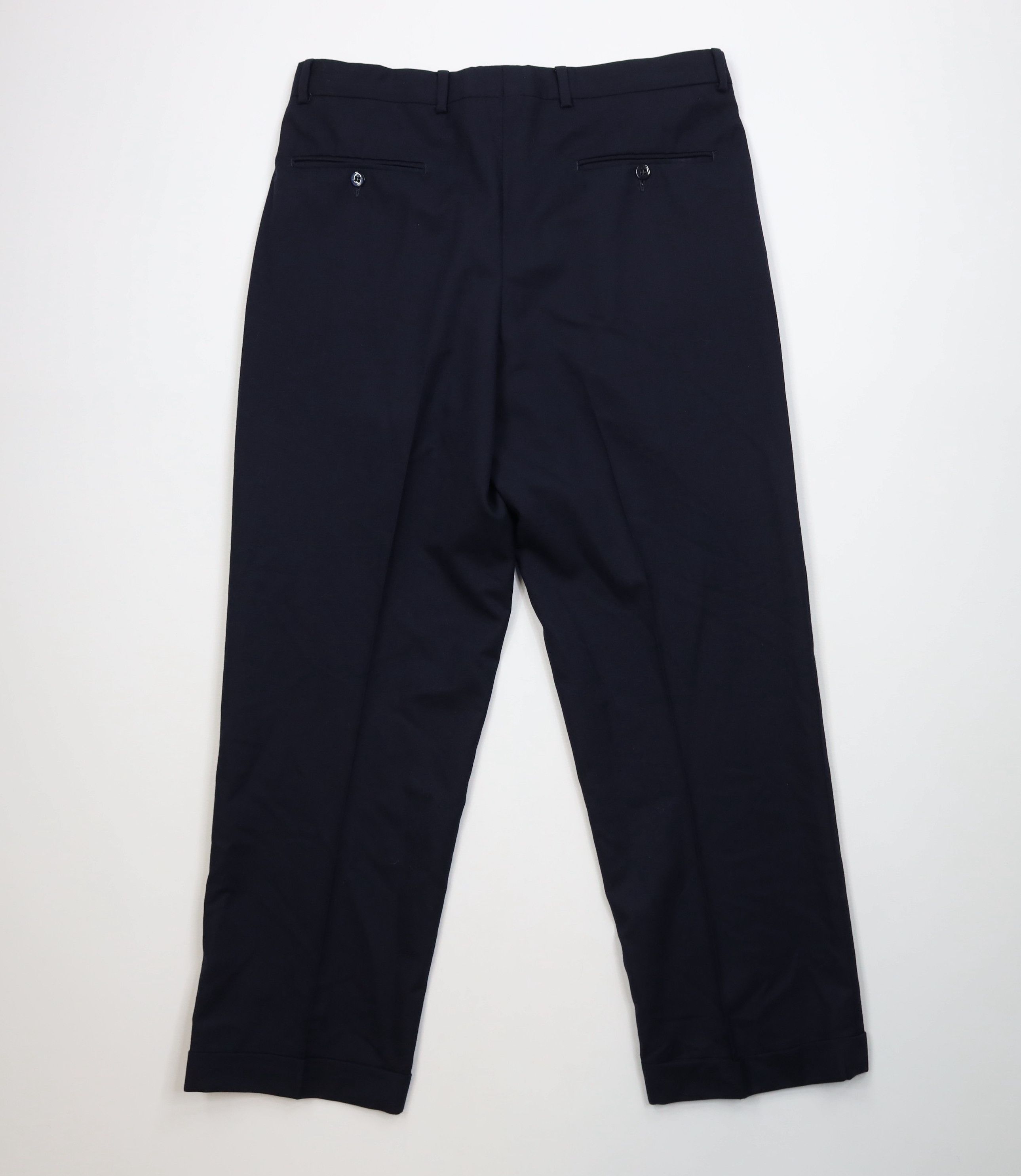 Vintage Vintage Streetwear Wool Knit Straight Leg Chino Pants Blue Size US 34 / EU 50 - 10 Thumbnail