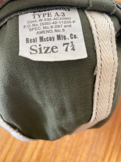 The Real McCoy's The Real McCoy's A-3 Mechanics Cap 7 1/4 Size ONE SIZE - 7 Thumbnail