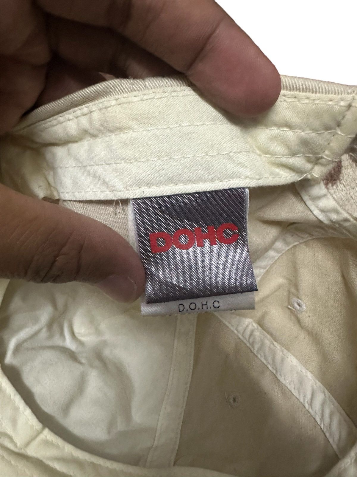 Japanese Brand DOHC Distressed Hat with Eagles Patches Size ONE SIZE - 7 Thumbnail