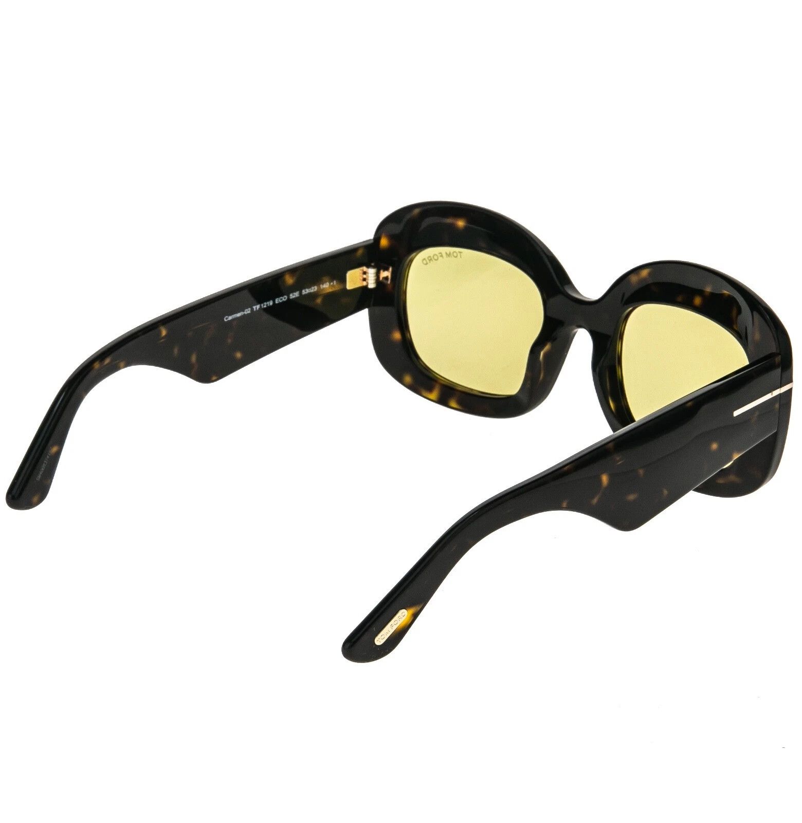 Tom Ford TOM FORD CARMEN-02 FT1219 52E Brown Sunglass 1219 TF1219 Size ONE SIZE - 2 Thumbnail