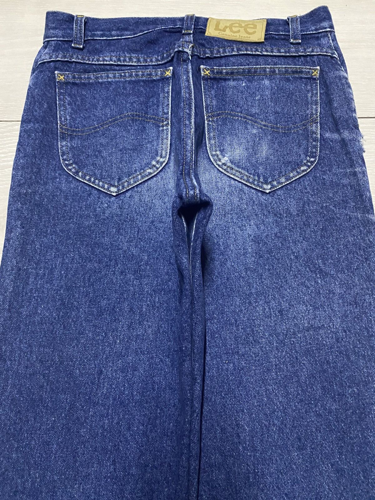 Lee Vintage lee 1889 Blue Wash Frayer Loose Jeans Size US 28 / EU 44 - 4 Thumbnail