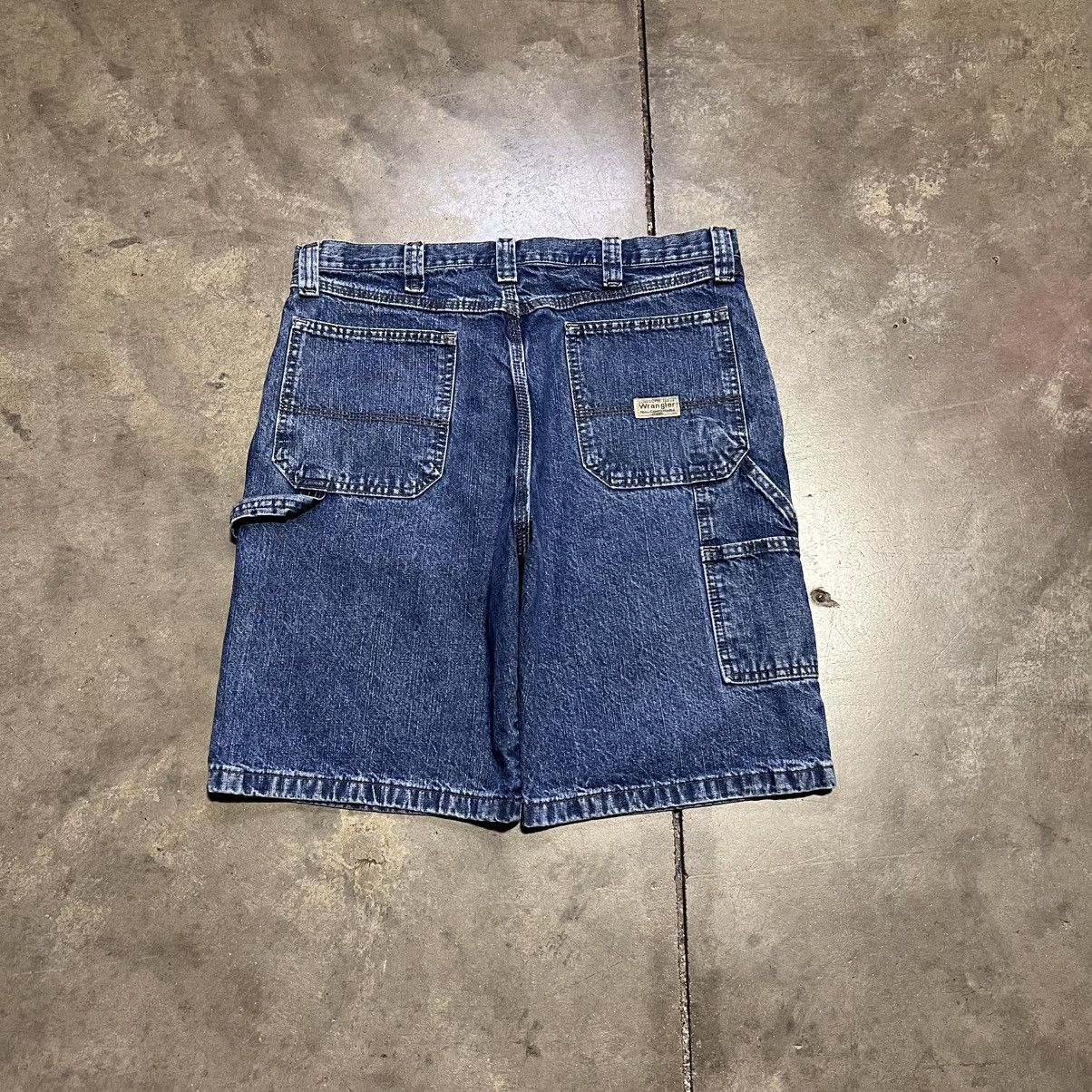 Wrangler Vintage Wrangler Denim Carpenter Jean Shorts Baggy Skater Size US 34 / EU 50 - 1 Thumbnail