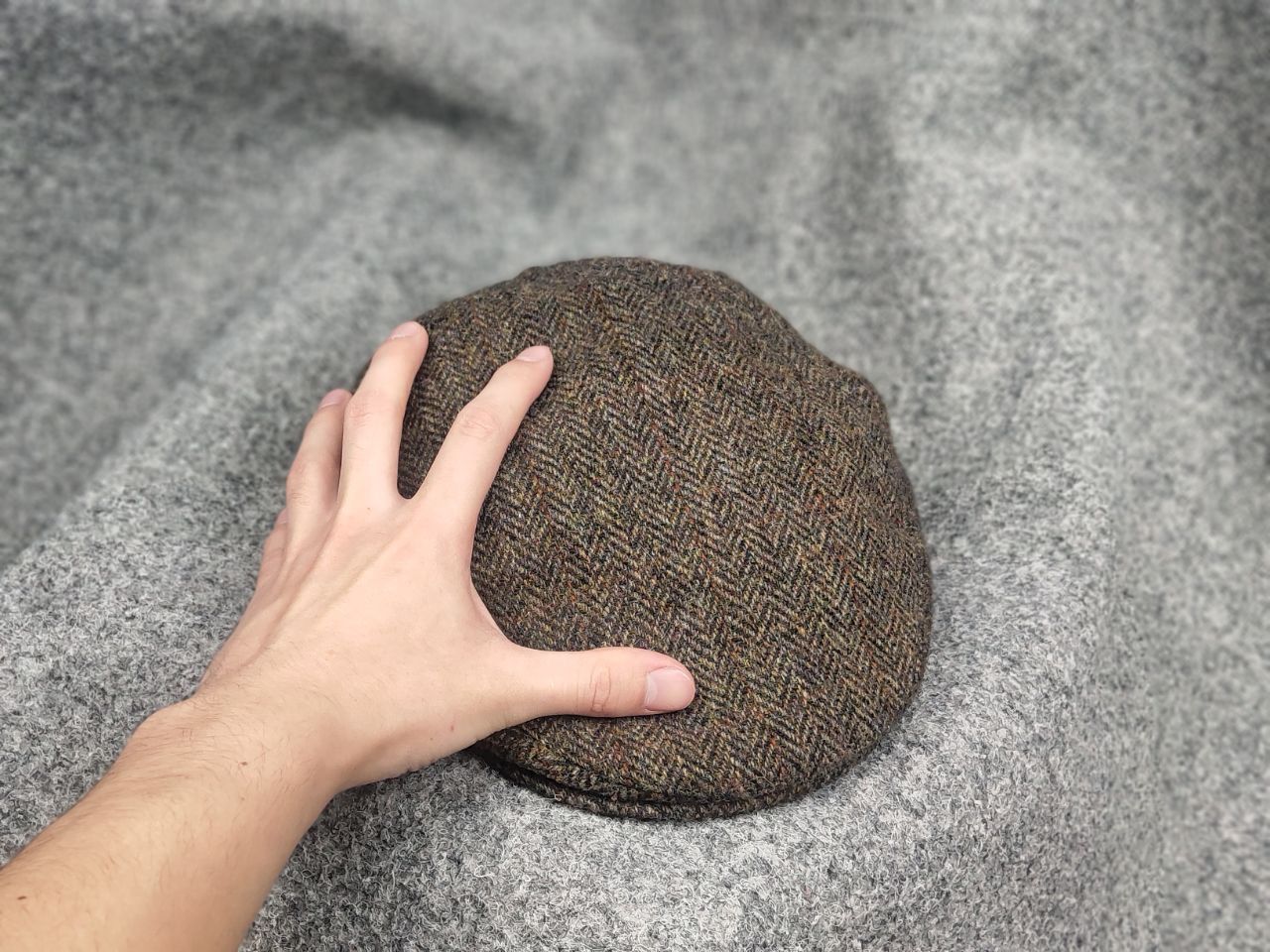 Harris Tweed Wool Flat cap Size ONE SIZE - 7 Thumbnail