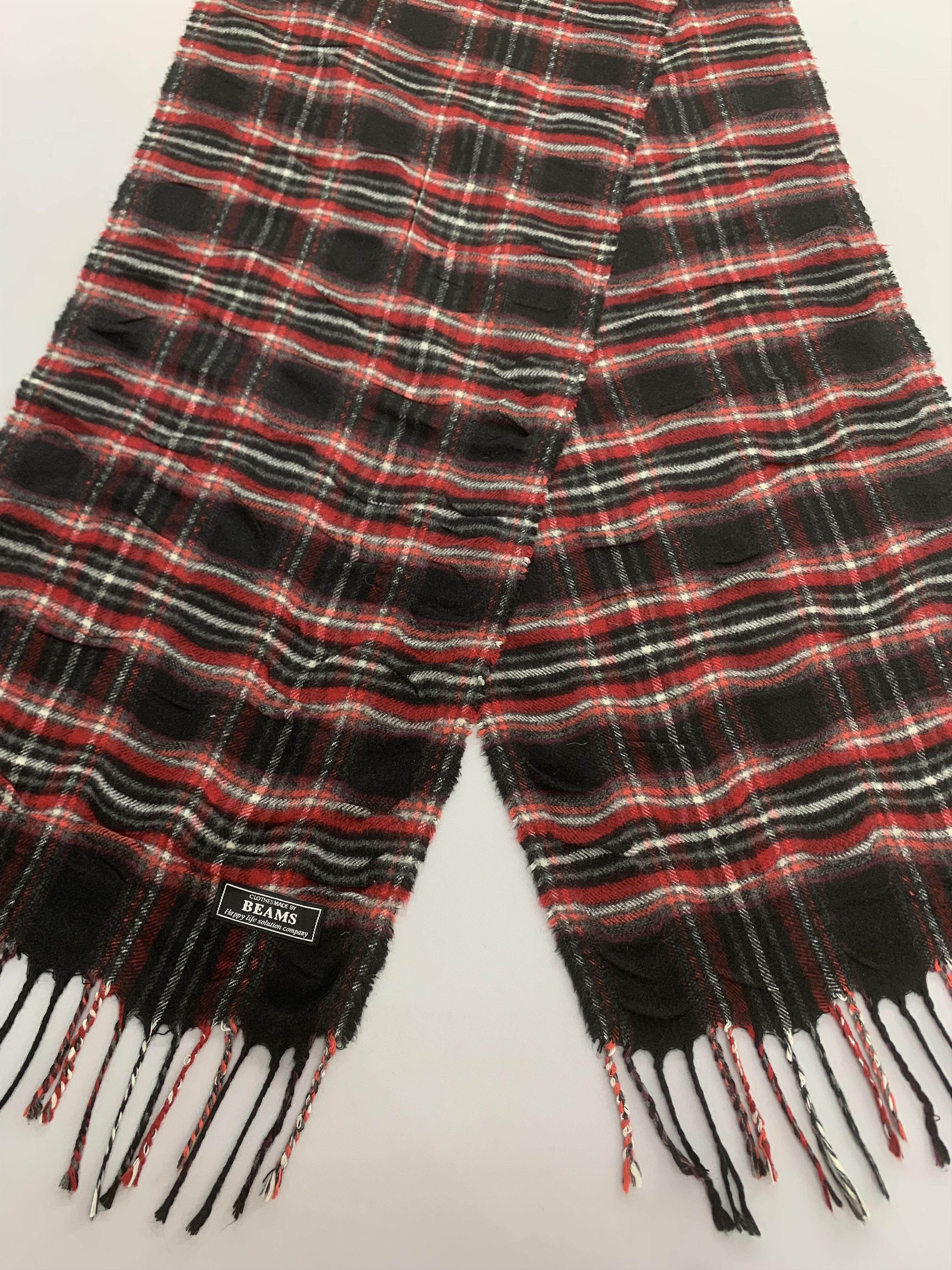 Beams Japan Beams Scarf Wool Muffler Neck Wrap BL3134 Size ONE SIZE - 3 Thumbnail