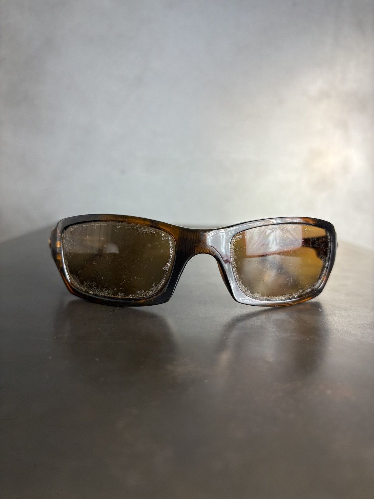 Vintage 2000s Vintage Sport Sunglasses Oakley Five Style 5 Wrap Race Size ONE SIZE - 9 Thumbnail