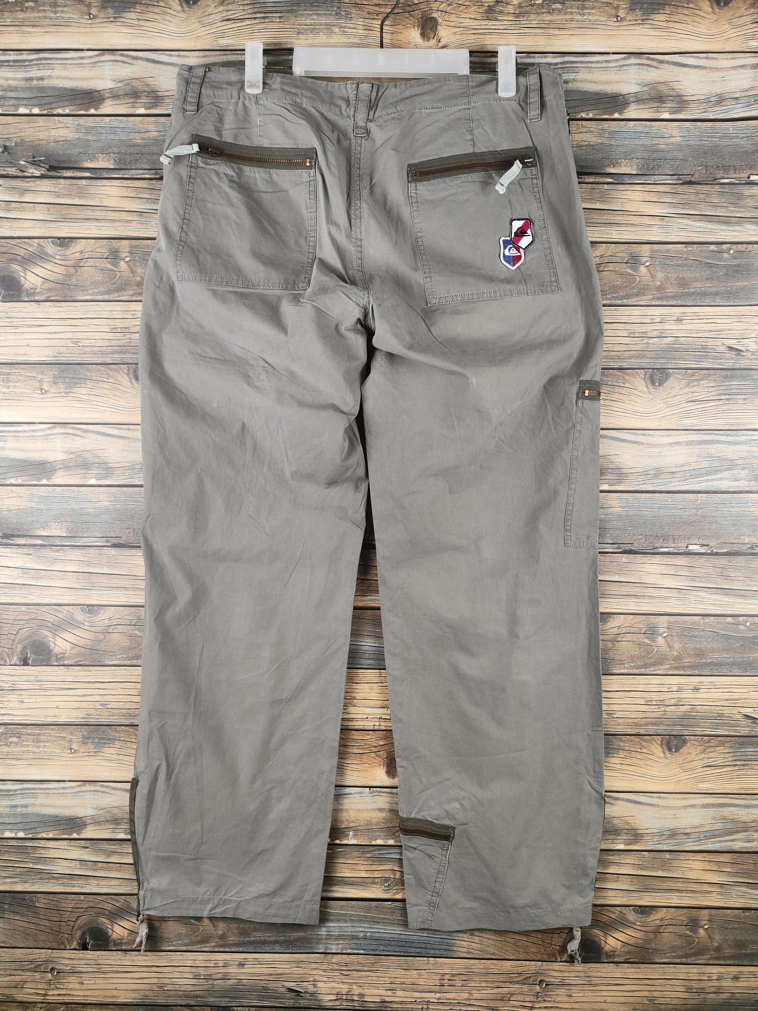Quiksilver DL Quiksilver Army Green Multipocket Cargo Pants #46-791 Size US 35 - 8 Thumbnail