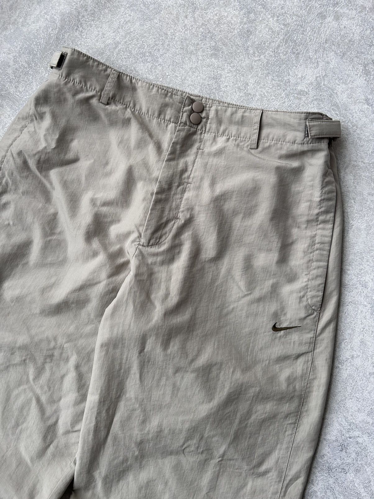 Nike Vintage 90s Nike Swoosh Baggy Parachute Track Pants Size US 34 / EU 50 - 12 Thumbnail