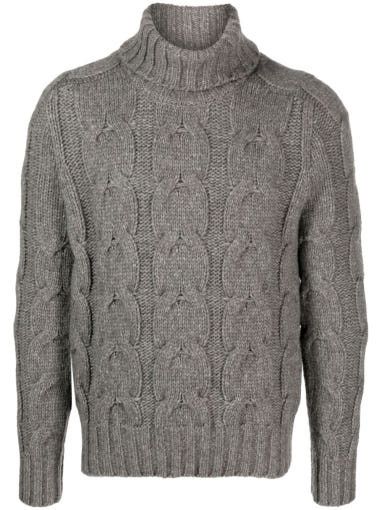 Tom Ford o1sm1stk0725 Turtleneck Knit Sweater in Dark Gray Size US M / EU 48-50 / 2 - 1 Preview