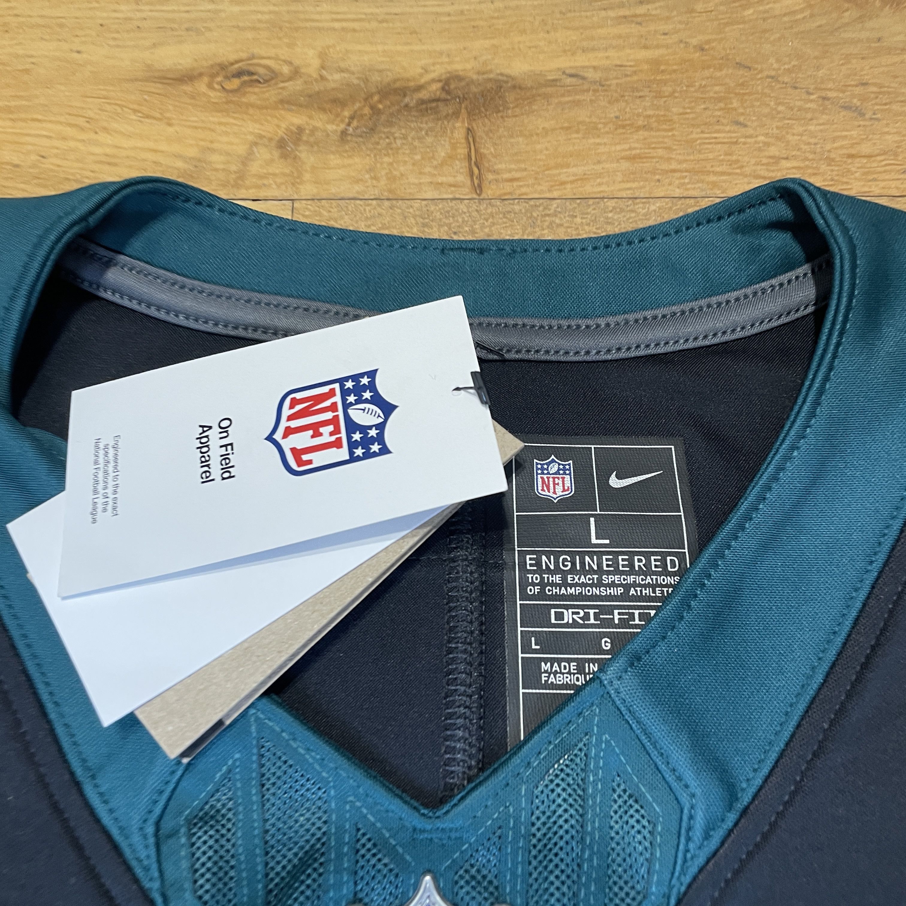 NFL × Nike NIKE NFL Philadelphia Eagles Jersey BROWN #11 SHIRT Size Size US L / EU 52-54 / 3 - 9 Thumbnail
