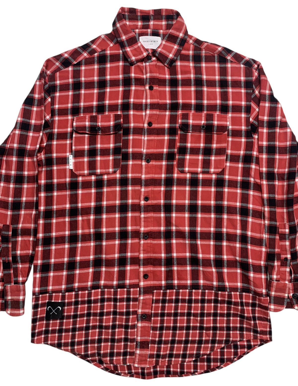 Designer Saint morta flannel shirt Size US M / EU 48-50 / 2 - 1 Thumbnail